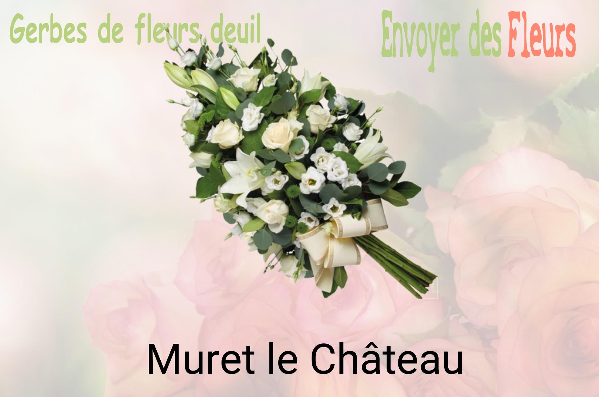 Gerbe de fleurs de deuil livrée à Muret-le-Château